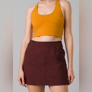 Prana Halle E-Waist Skort II - Cacao (NWT, Size 10)